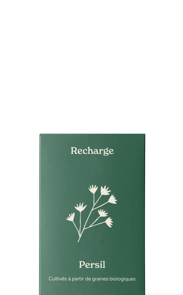 Recharge herbe aromatique persil pour revendeur potager connecté Cultive